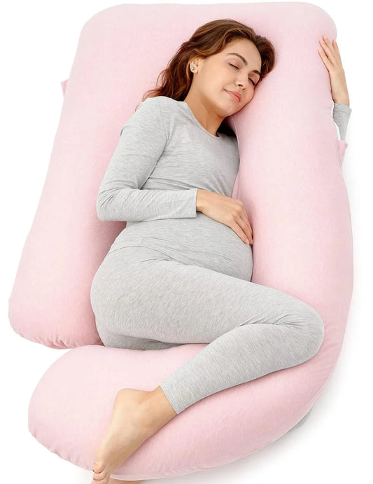 Full Body Support Pillow with Adjustable Wedge — Side Sleeper Pillow for Comfort & Pressure Relief